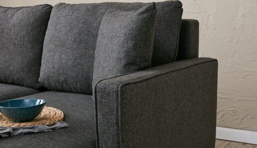 Kutna garnitura, Antracit, Eva Left - Anthracite