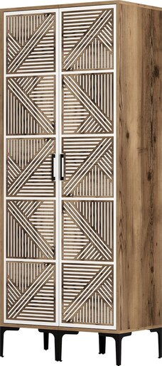 Ormar, Kumsal PP - Walnut, White