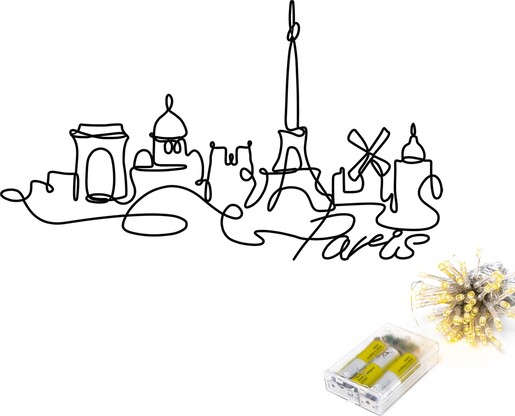 Metalna zidna dekoracija World Map 25