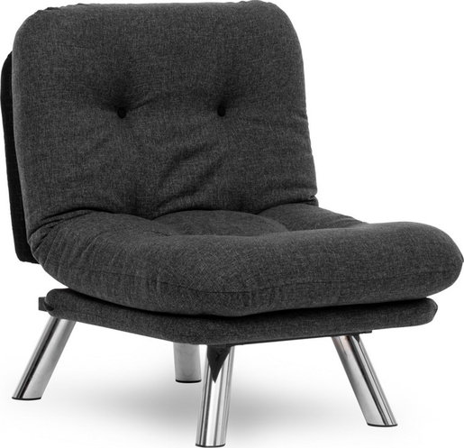 Naslonjač, Misa Small Solo - Dark Grey