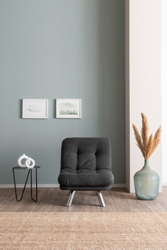 Naslonjač, Misa Small Solo - Dark Grey