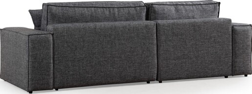 Kutna garnitura na razvlačenje Pirlo Corner lijevi - tamno sivi