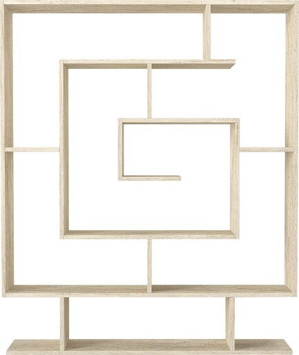 Polica za knjige SARMASIK, boja Travertine