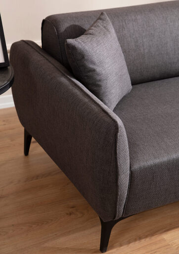 Kutna garnitura, Tamno siva, Belissimo Right - Dark Grey