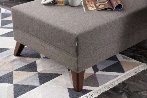 Kutna garnitura, Smeđa, Bella Corner Sofa Right - Brown