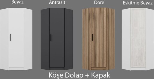 Garderoba, Kale  1 Walnut - 190