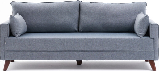 Trosjed, Plava, Bella Soft Üçlü Koltuk - Blue