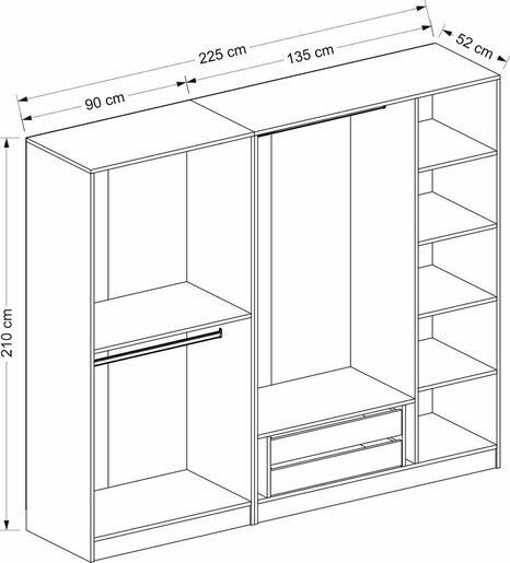 Garderoba, Kale Plus - 7775