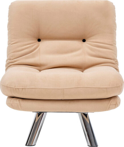 Fotelja na razvlačenje, Krem, Misa Small Solo - Cream