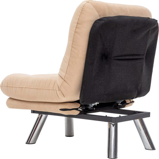 Fotelja na razvlačenje, Krem, Misa Small Solo - Cream