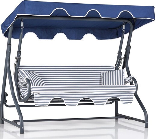 Vrtni trosjed za ljuljanje, višebojno boja, Olea 3 Kişilik Salıncak - Mavi