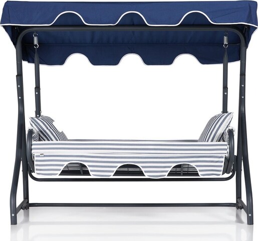 Vrtni trosjed za ljuljanje, višebojno boja, Olea 3 Kişilik Salıncak - Mavi