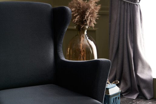 Fotelja, Antracit, Lola Berjer - Anthracite