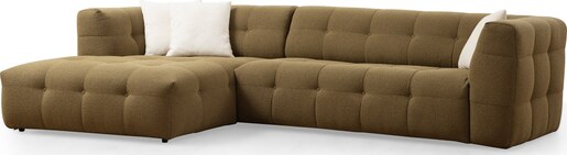 Kutna garnitura Cady 3 Seater lijevi - Khaki