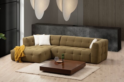 Kutna garnitura Cady 3 Seater lijevi - Khaki