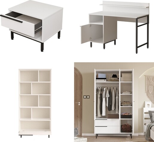 Set namještaja za sobu za djecu i mlade HARLOW