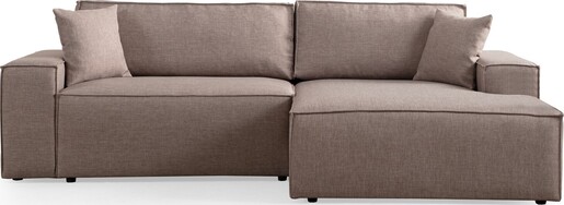 Kutna garnitura na razvlačenje Pirlo Corner desni - smeđa