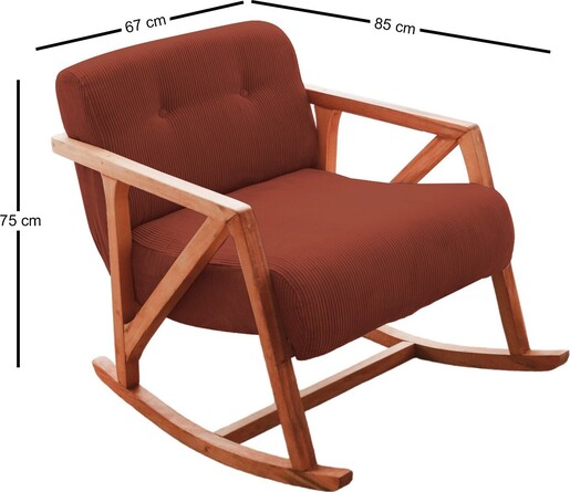 Fotelja Nini Sallanan - Vermilion