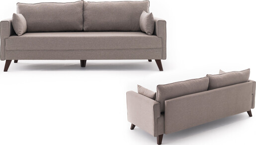 Trosjed BELLA bež, Bella Sofa For 3 Pr - Cream