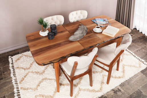 Set stolica (2 komada), Orah Bež, Elma 701