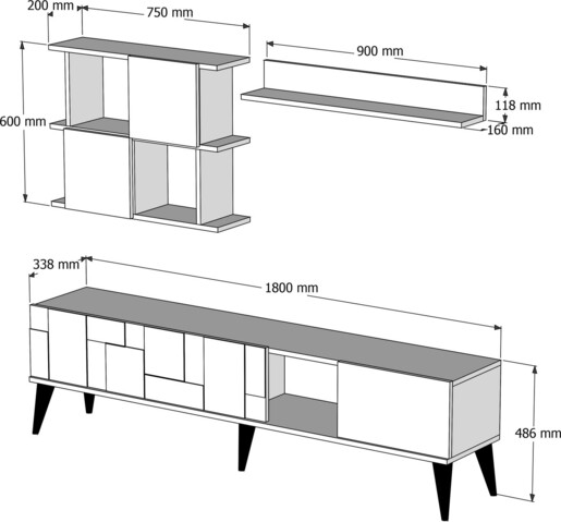 TV jedinica, Madrid - White