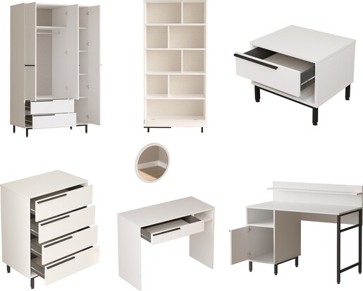 Set namještaja za sobu za djecu i mlade ROWAN