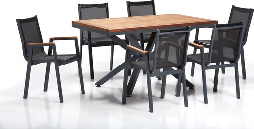 Set vrtnih stolova i stolica (7 komada), višebojno boja, Sydney Bahçe Masa Takımı - 2