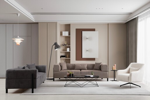 Trosjed Gio 3 Seater - Anthracite