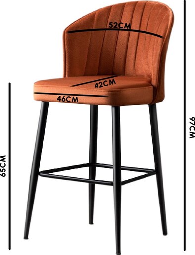 Set barskih stolica (4 komada) ELISE