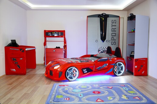 Krevet dječji u obliku automobila Ariel