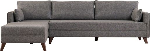 Kutna garnitura, Sivo, Bella Corner Sofa Left 1