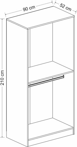 Ormar, Kale Plus Membrane Anthracite - 210