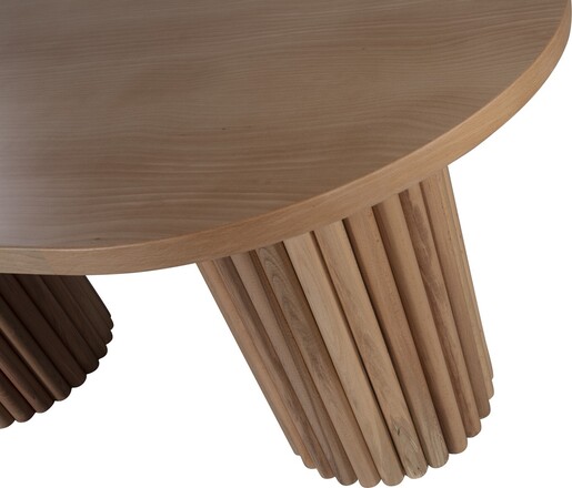 Blagovaonski stol i stolice (5 komada) DANYI, natur