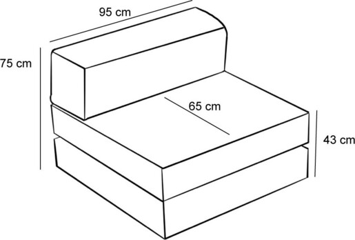 Sofa s 1 sjedećim mjestom LOGAN