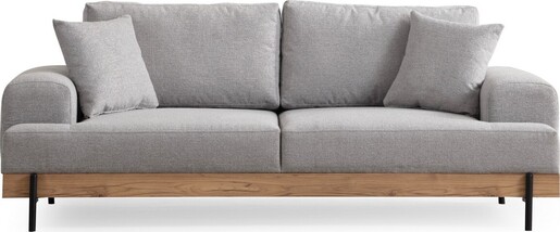 Trosjed, Eti Oak 3 Seater -Grey