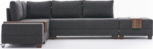 Kutna garnitura na razvlačenje FLY, lijeva, antracit, Fly Left - Anthracite