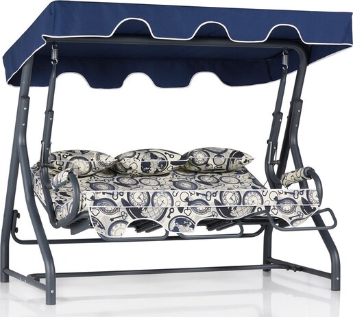 Vrtni trosjed za ljuljanje, višebojno boja, Salvia 3 Kişilik Salıncak Dünya