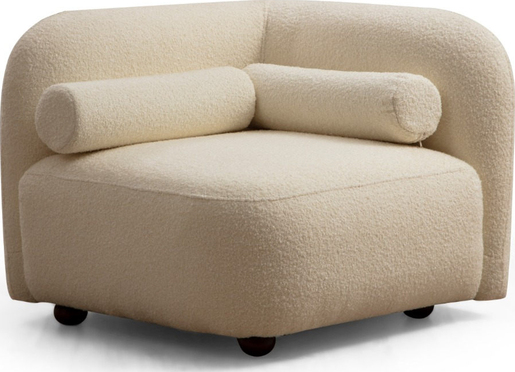 Fotelja, Krem, Victoria Cream Bouclette