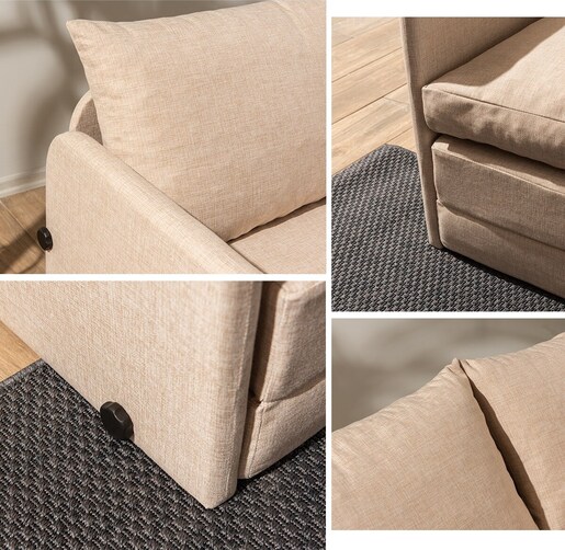 Kauč na razvlačenje s 2 sjedala SKYE