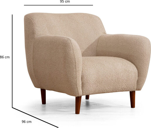 Fotelja, Cappuccino, Napoli - Cappuccino