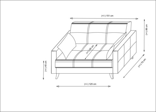 Dvosjed, Polya - Light Grey
