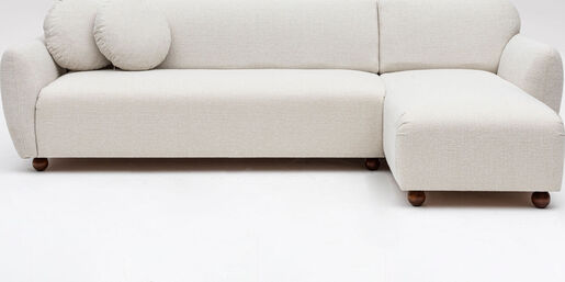 Kutna garnitura EDDY bijela lijevi kut, Eddy Corner Right (L3-CHL) - White