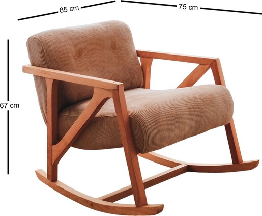 Fotelja Nini Sallanan - Camel