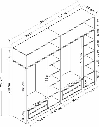 Garderoba, Kale - 5229