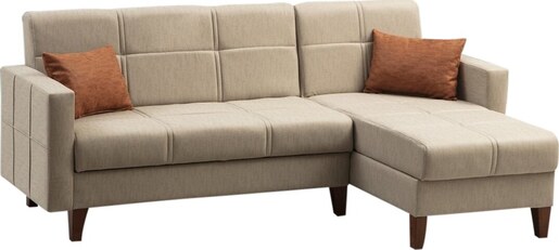 Kutna garnitura na razvlačenje Polya - bež