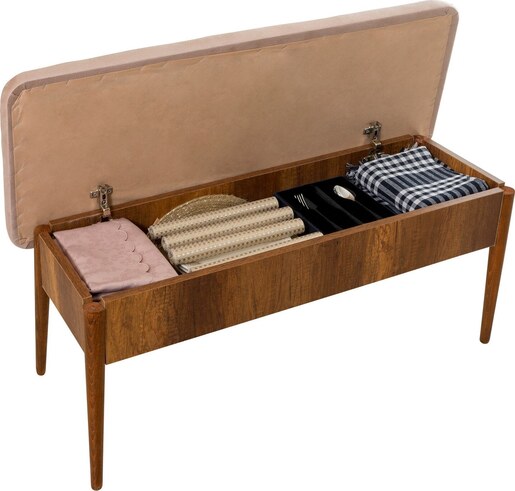 Set stolova i stolica (5 komada), Orah Kamen, Vina - Walnut