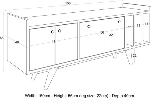 Stalak za televizor, Maribor