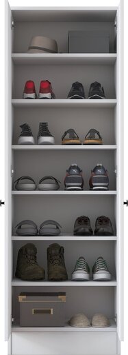 Višenamjenski ormarić, Bijela boja, P6 - M13 - 2347