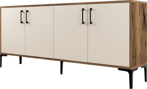 Komoda, Kiev - Walnut, Cream