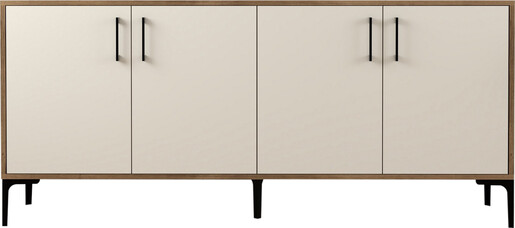 Komoda, Kiev - Walnut, Cream